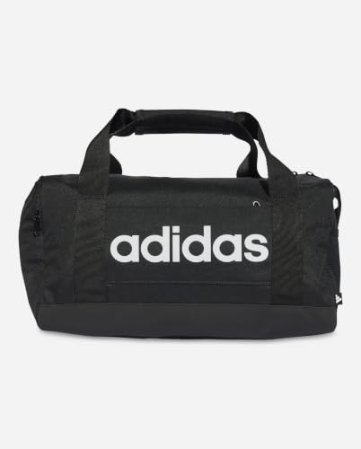 Thumbnail 7 de Adidas Essentials Linear Duffel Bag Unisex XS – Black/White, 12,5 L