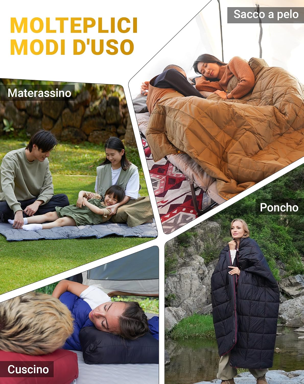 Thumbnail 2 de KingCamp Coperta da campeggio termica ultraleggera: calda, versatile e pronta all'uso