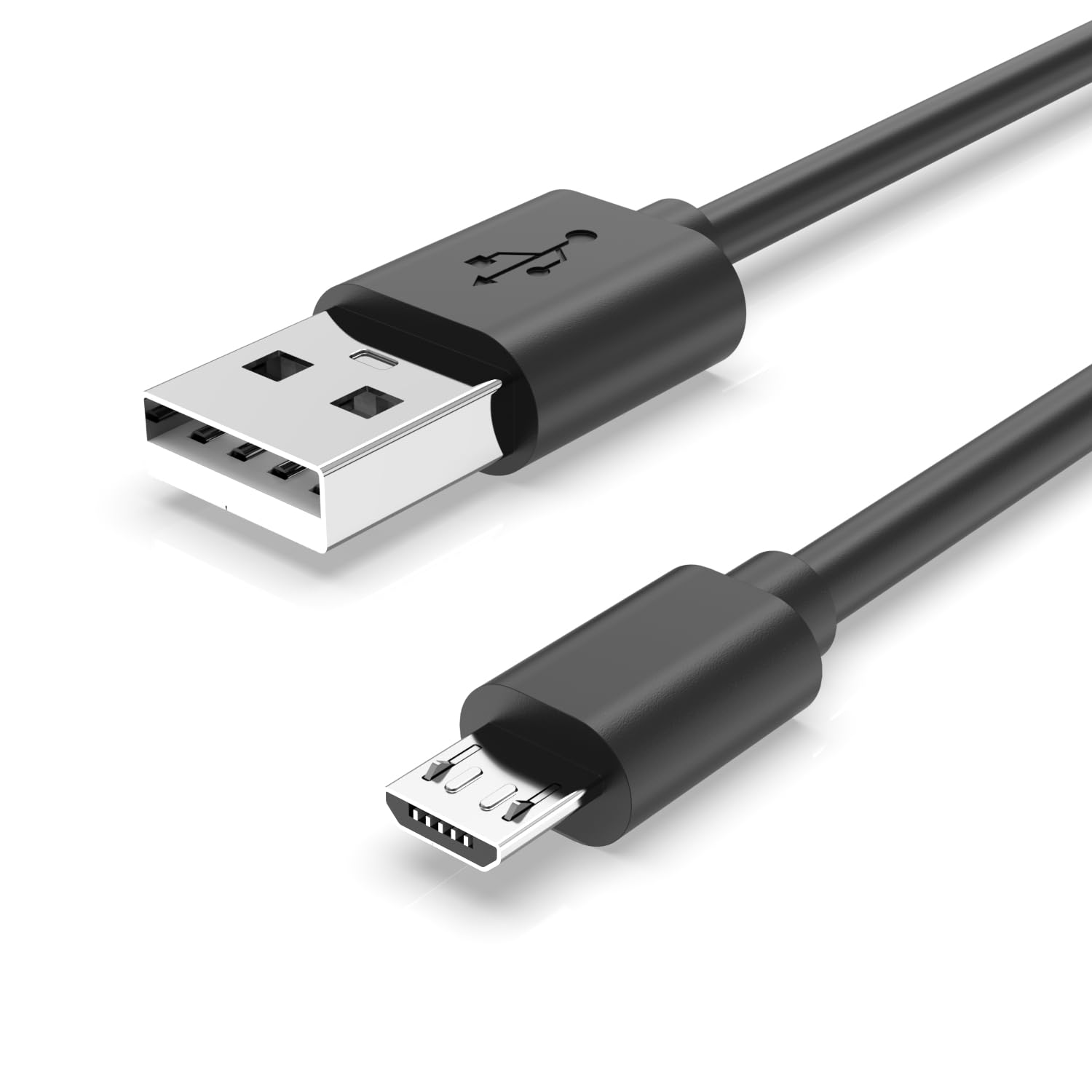 Detalle de Superer 1,5 m Micro-USB Kabel Lade- und Datenkabel – kompatibel mit PS4-Controller, Kindle, Roku, Fire TV Stick und mehr