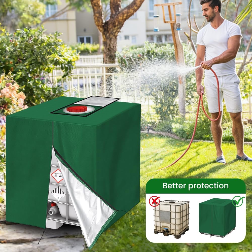 Thumbnail 6 de AOOWU 5061576 IBC Tank Cover, 1000 L, Waterproof 210D Oxford Fabric