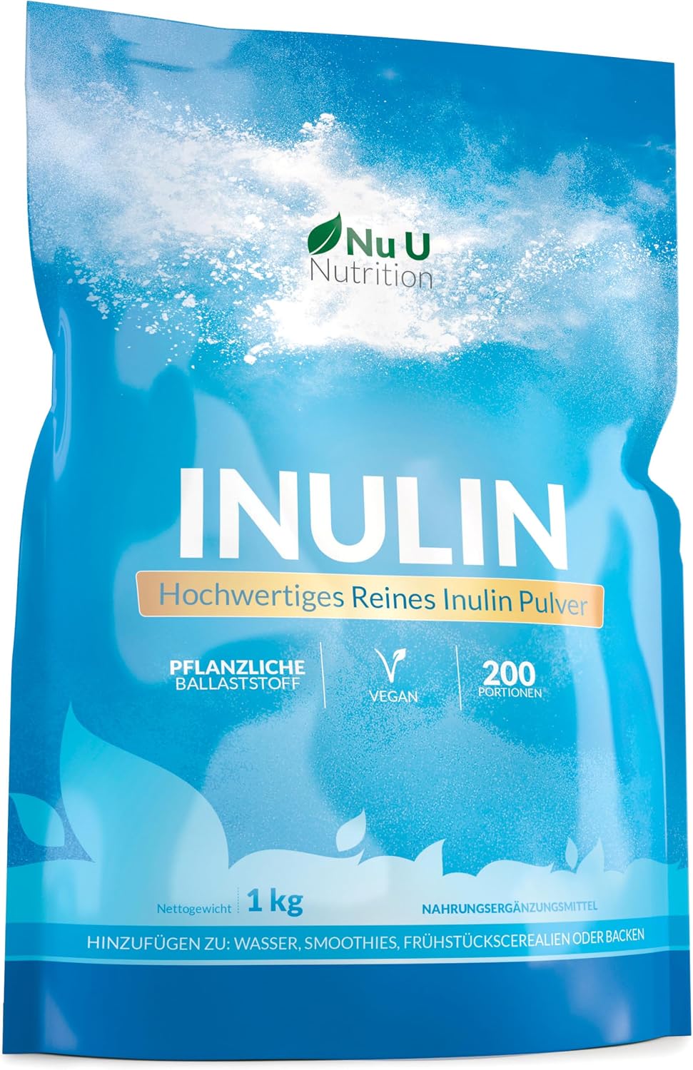 Nu U Nutrition Inulin Pulver 1 kg — Präbiotikum