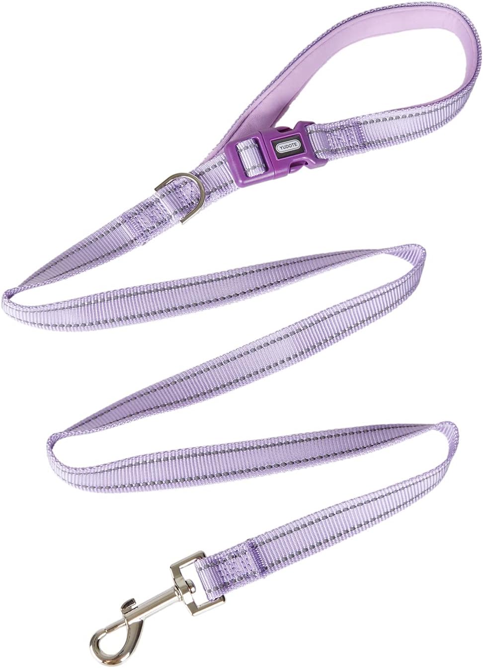 Detalle 2 de YUDOTE Strong Nylon Dog Lead with Reflective Stripe and Padded Handle