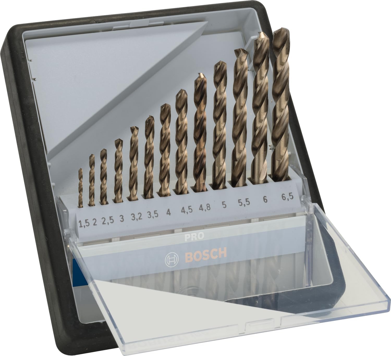 Thumbnail 6 de Bosch Accessories 2607019925 : kit de forets à métaux rectifiés HSS-Co Robust Line DIN 338 (10 pièces)