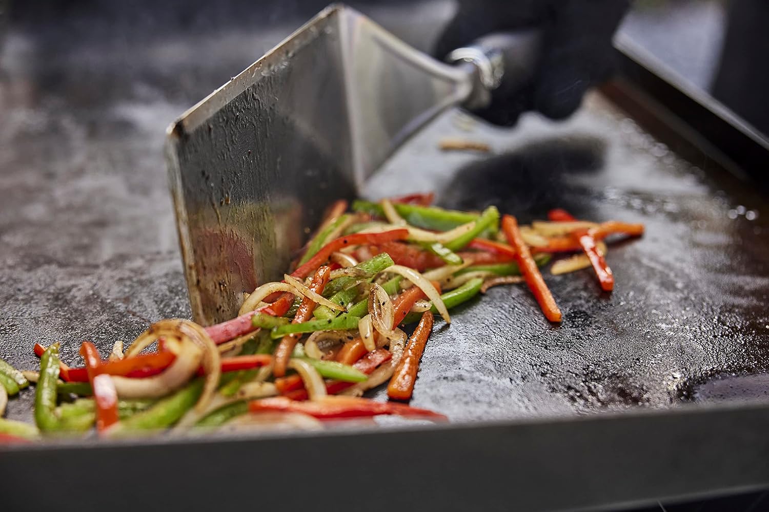 Detalle de Weber 6777 3-delige plancha-startset met spatel, schraper en knijpfles