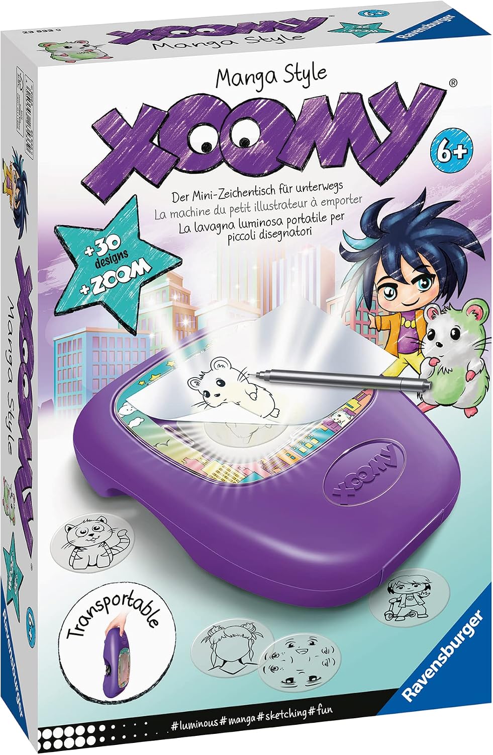 Detalle 2 de Ravensburger XOOMY Midi disegno con proiettore 6+