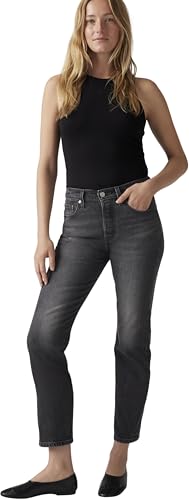 Detalle 2 de Levi's 501 Crop para mujer Long Live The Queen (27W/28L) – corte icónico en versión cropped