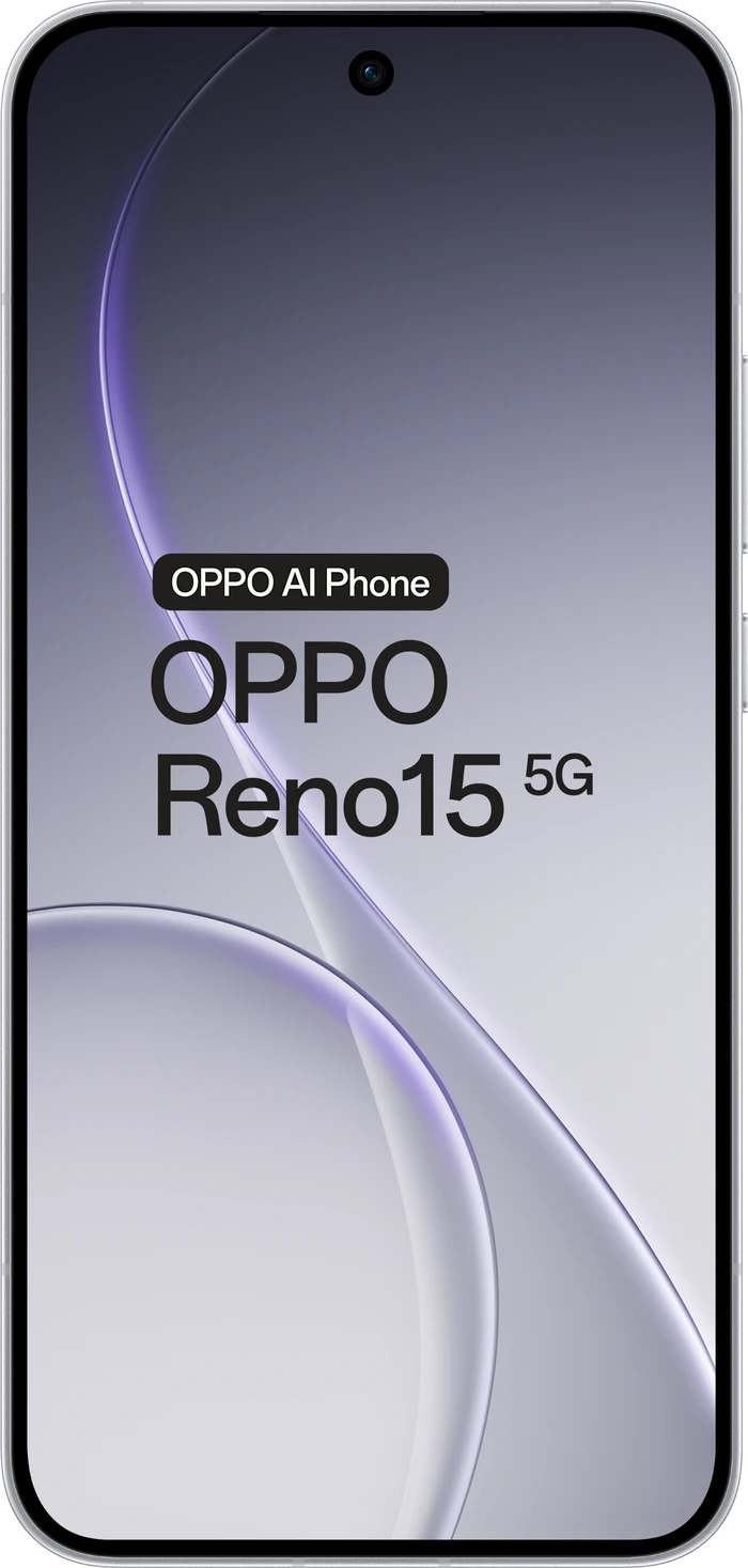 Thumbnail 3 de OPPO Reno15 512 GB Weiß 5G – Mittelklasse-Smartphone mit 512-GB-Speicher und 4K-Video