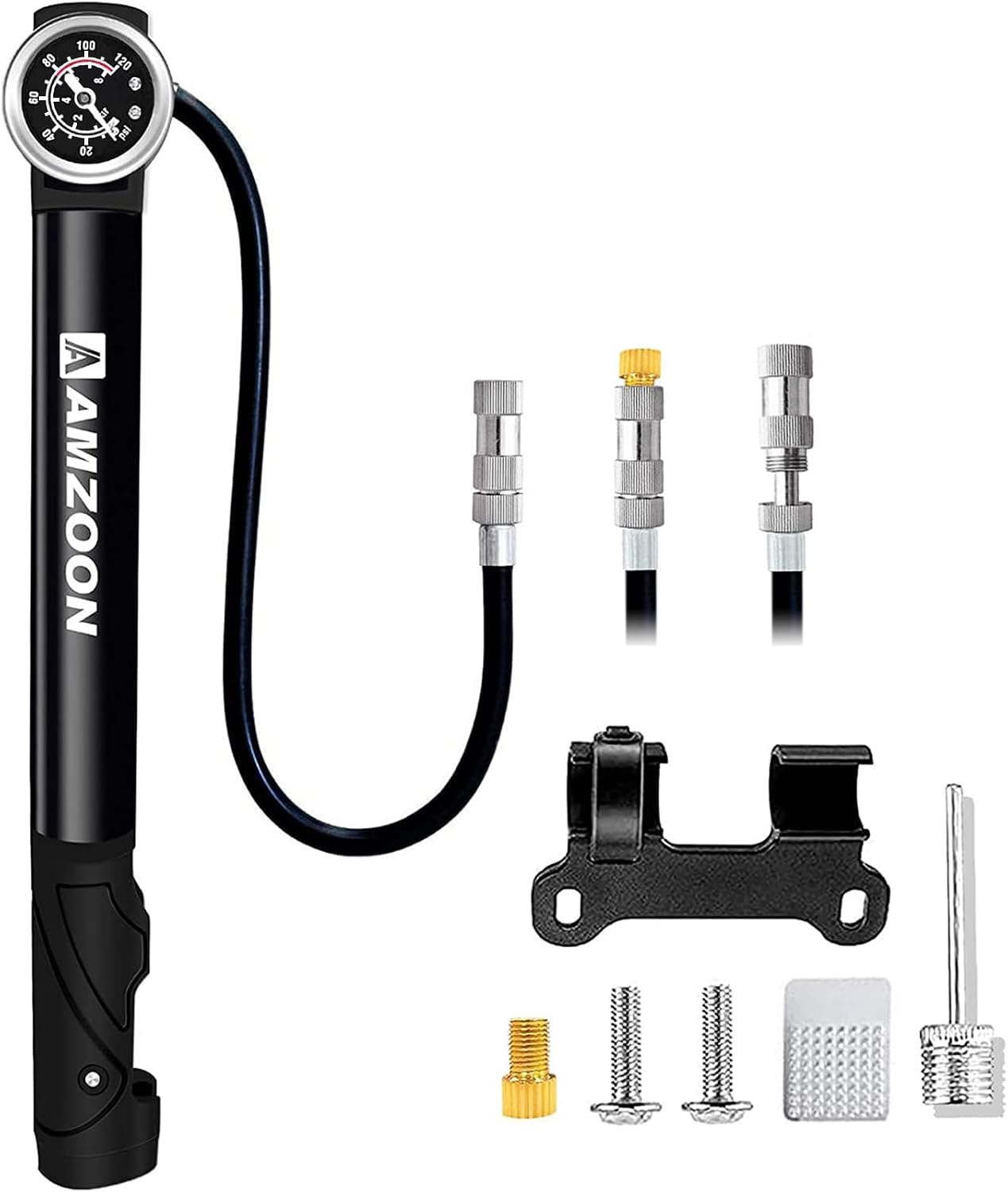 Detalle de AMZOON Bomba de Aire para Bicicleta 120 PSI