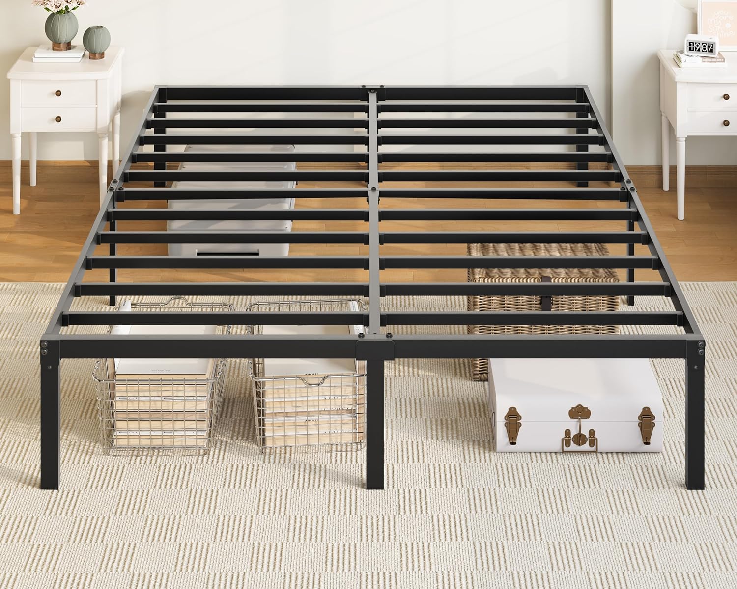 Detalle de Allewie Full-Size Metal Bed Frame