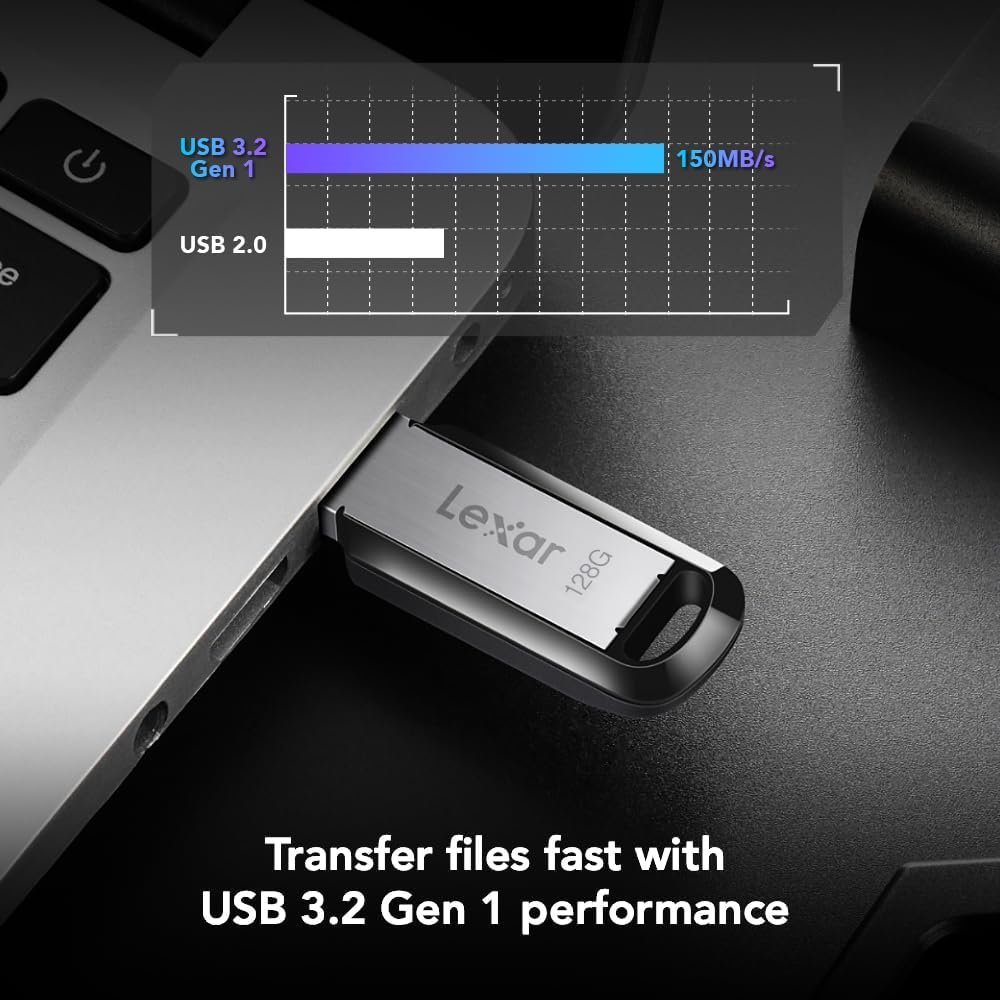 Thumbnail 1 de Lexar JumpDrive M400 LJDM400128G-BNBNU 128GB USB 3.2 Flash Drive