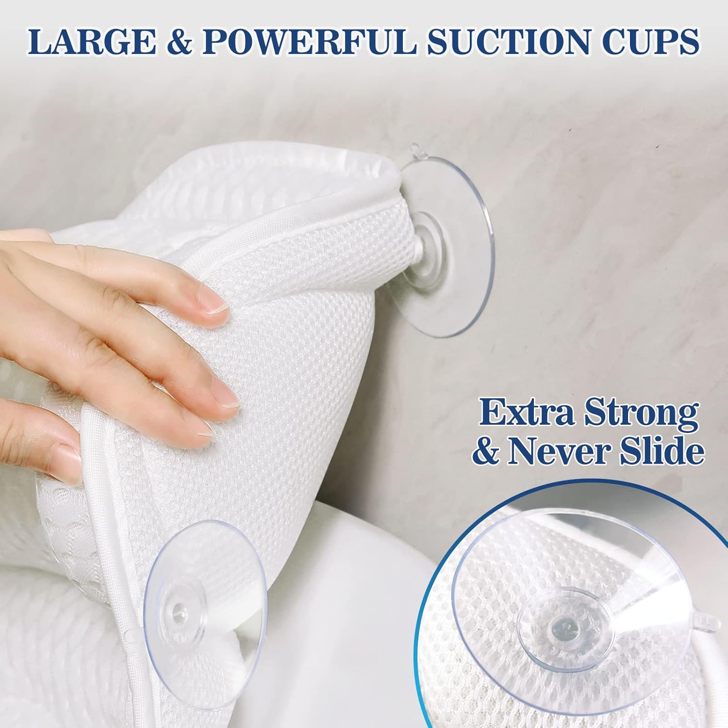Thumbnail 4 de Bath Pillow Bathtub Pillow Neck and Back Support