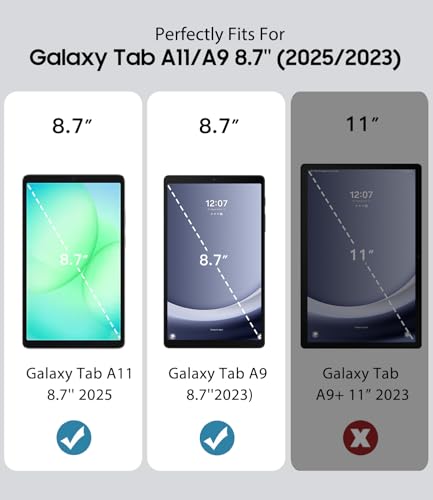 Detalle 2 de Coque TiMOVO pour Galaxy Tab A11 A9, 8,7 pouces ⚙