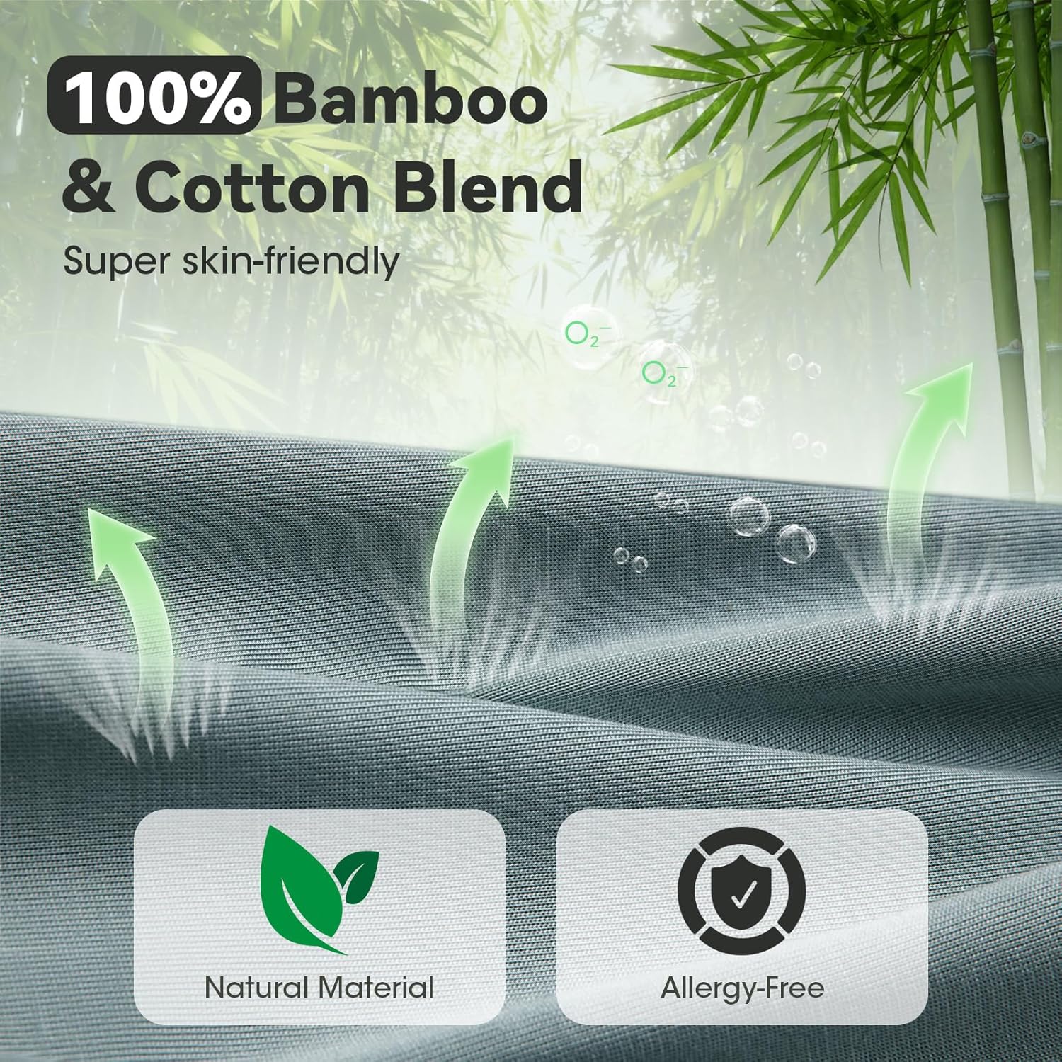 Thumbnail 1 de BeMyLady 3D Bamboo Cotton Sleep Mask with Bluetooth 5.4 Headphones (Grey)