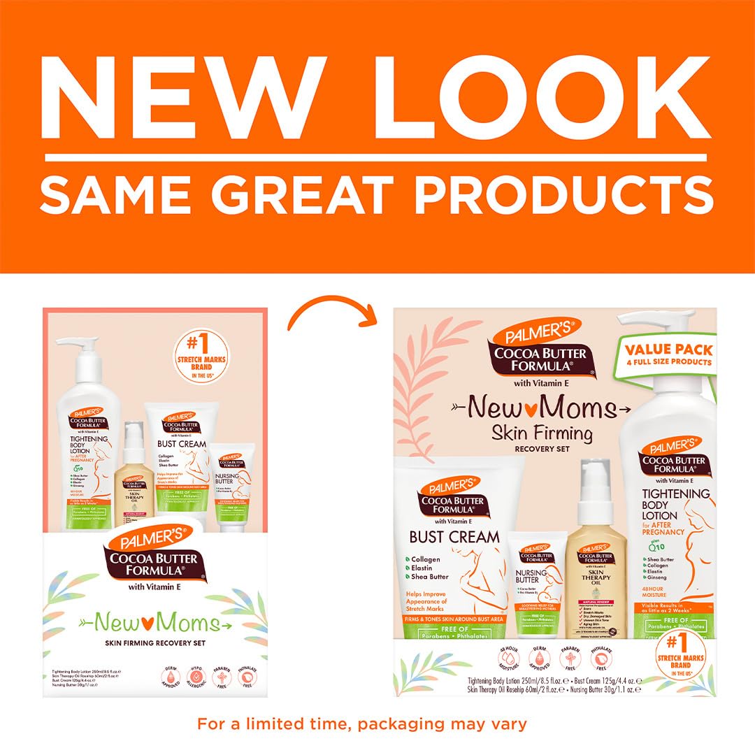 Thumbnail 1 de Palmer's Cocoa Butter Formula New Moms Skin Recovery Essentials Gift Set (8.5 oz lotion + nursing butter + bust cream + skin therapy oil)