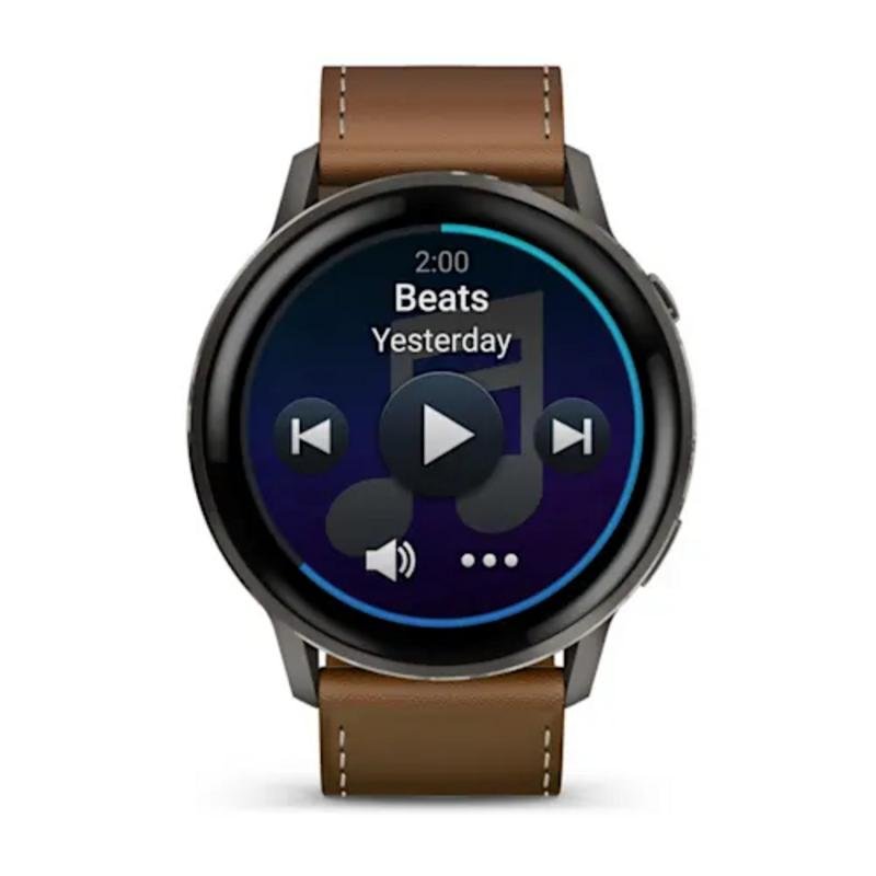 Detalle de Garmin Venu 4: smartwatch premium con GPS multibanda, pantalla AMOLED y salud avanzada