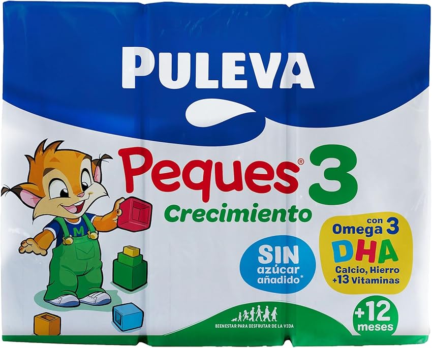Thumbnail 3 de Puleva Peques 3 Leche de crecimiento +12 meses 10 packs