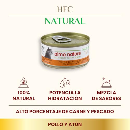 Detalle 2 de almo nature HFC Comida húmeda gato 24x70 g