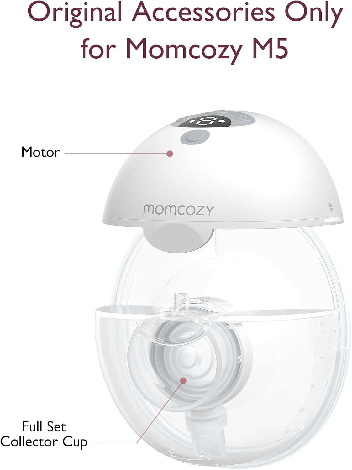 Thumbnail 1 de Momcozy Komplettes Set (Original-M5) mit 24-mm doppelt versiegeltem Flansch, nur kompatibel mit momcozy M5 – 160 ml