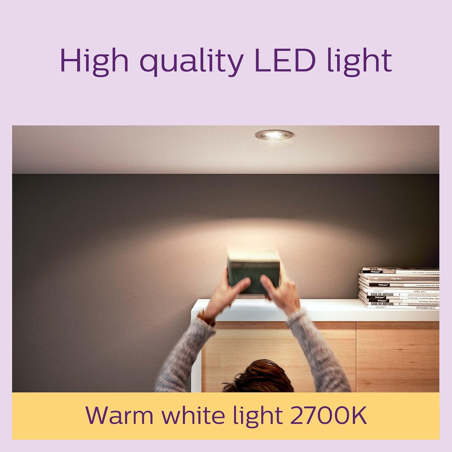 Detalle 2 de Philips LED Classic GU10 6-pack warm white