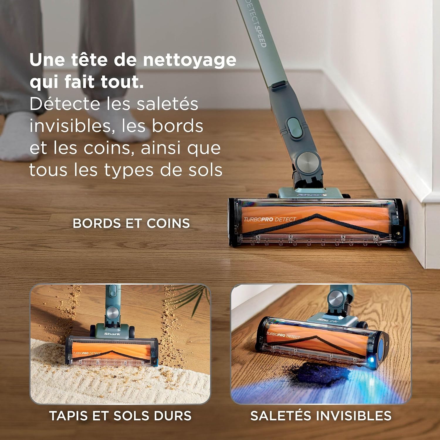 Thumbnail 6 de Shark PowerDetect Speed Clean & Empty IA3243FRT — Aspirateur sans Fil avec vidage automatique et brosse animale