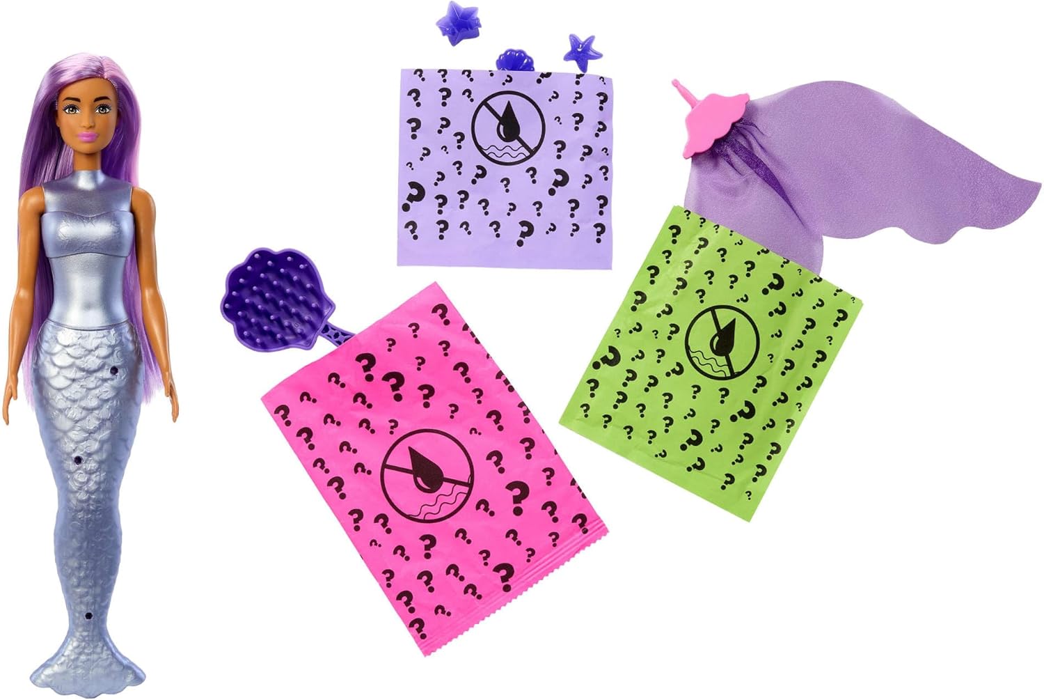 Thumbnail 3 de Barbie Color Reveal Poupées – Assortiment Animaux en Ballon, 6 Surprises (JSV58)