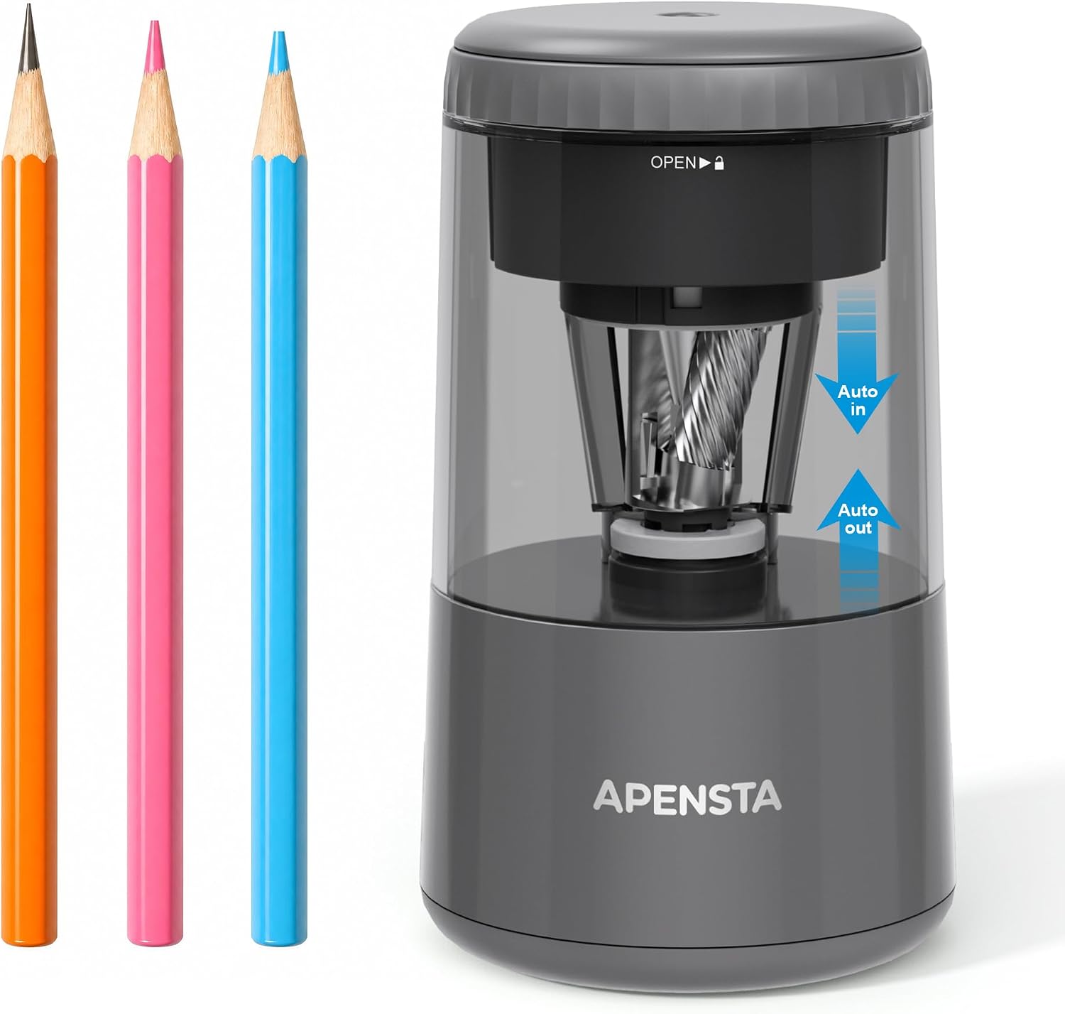 Detalle de Apensta Electric Pencil Sharpener for 7–8 mm Pencils