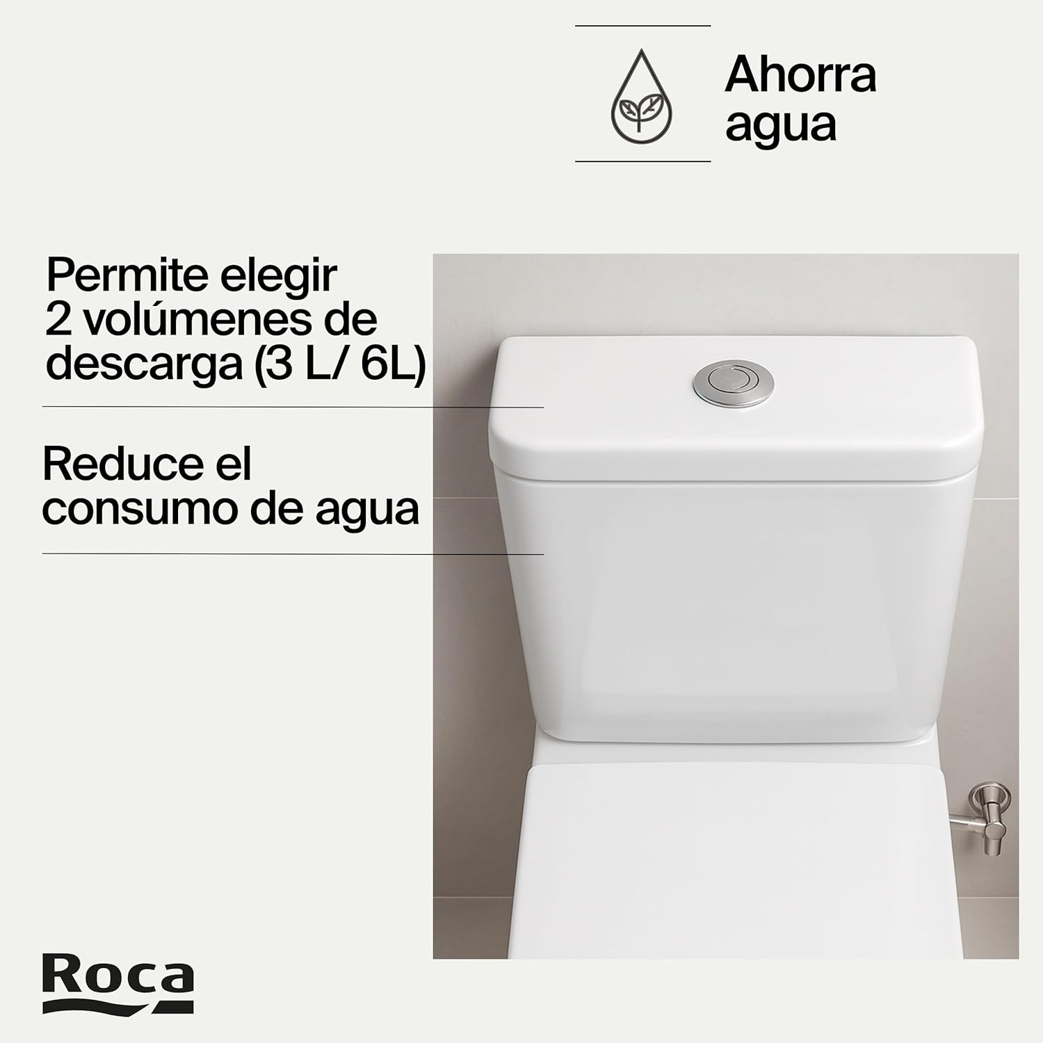 Thumbnail 2 de Roca AH0001800R Pulsador Doble