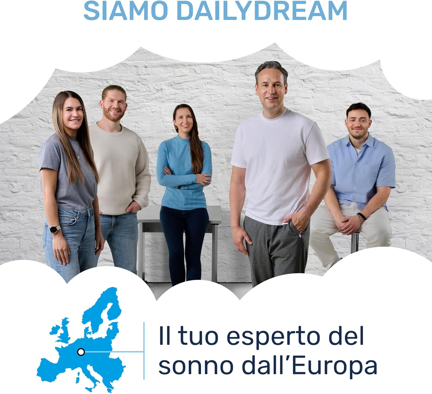 Detalle de Dailydream Topper singolo 100x200 cm memory foam | Edition Clean Ocean, Model M