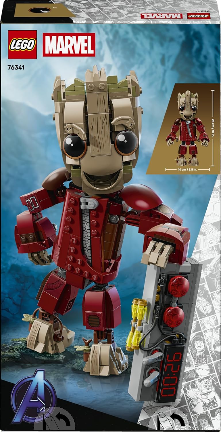 Thumbnail 6 de LEGO Marvel Ravager Jumpsuit Groot Figure 76341 – Collectible Toy for 10+ Years
