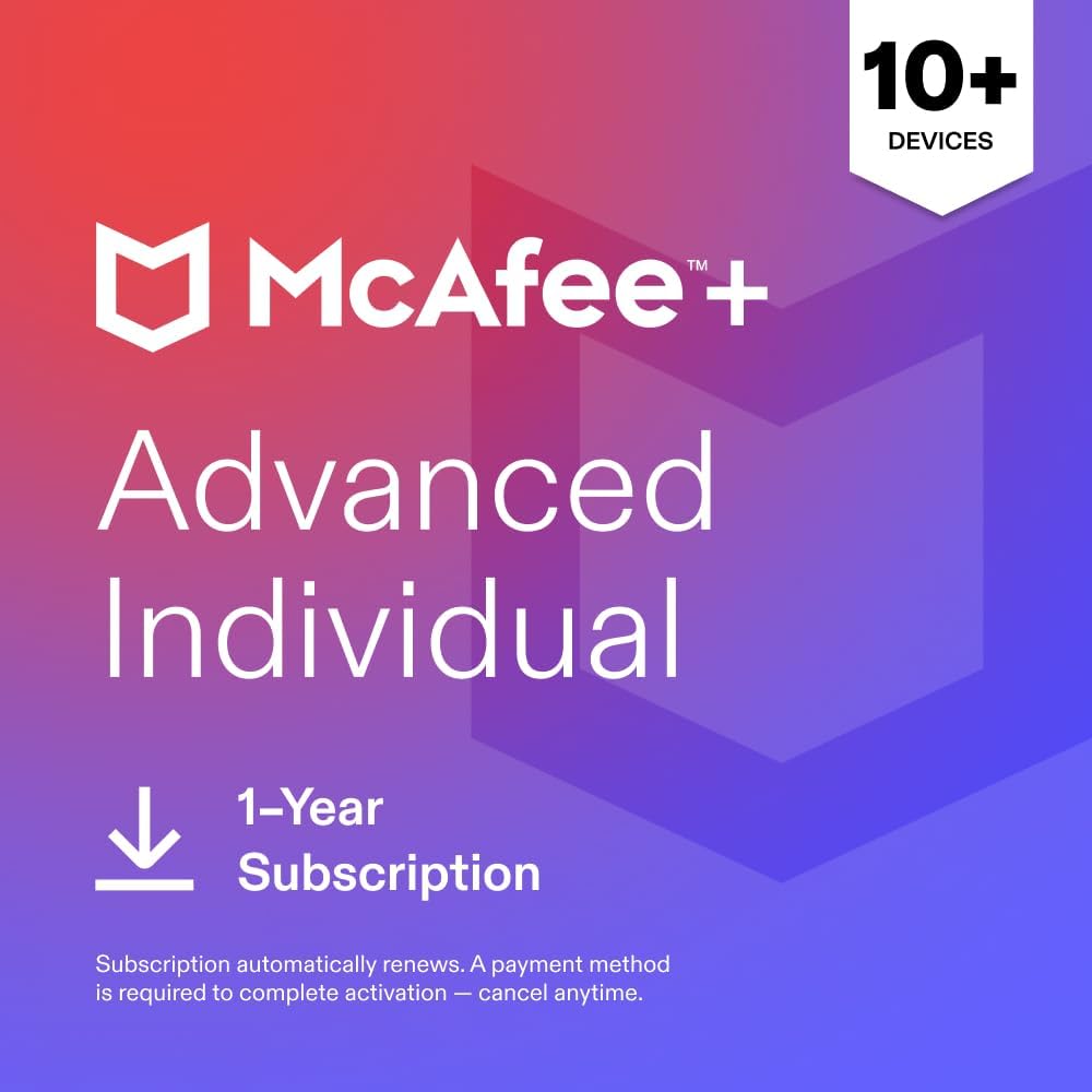 Detalle de McAfee+ Advanced 2026 Antivirus Software for Unlimited Devices — Auto-Renew