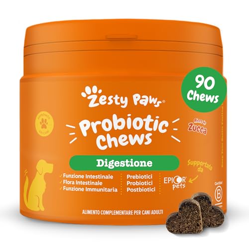Detalle de Zesty Paws Probiotici per Cani – 90 Bocconcini: benessere digestivo e supporto immunitario