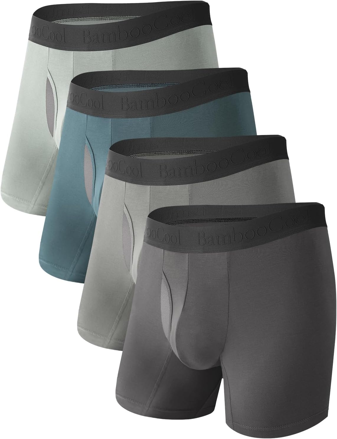 Thumbnail 6 de BAMBOO COOL BreezeBoo Men's Ultra Breathable Mesh Boxer Briefs with Lightweight Waistband