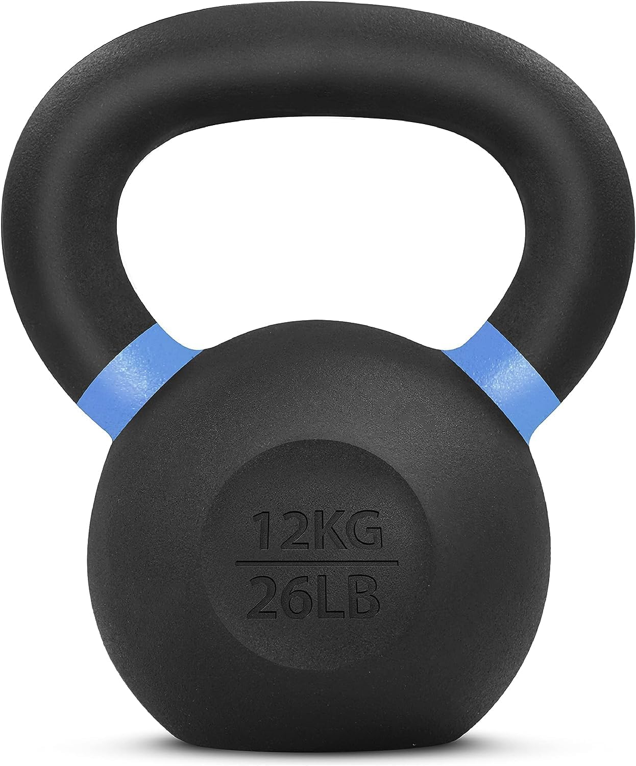 Yes4All 4–32kg Powder Coated Cast Iron Kettlebells – Durable, Colour-Coded Weights for Home Gym
