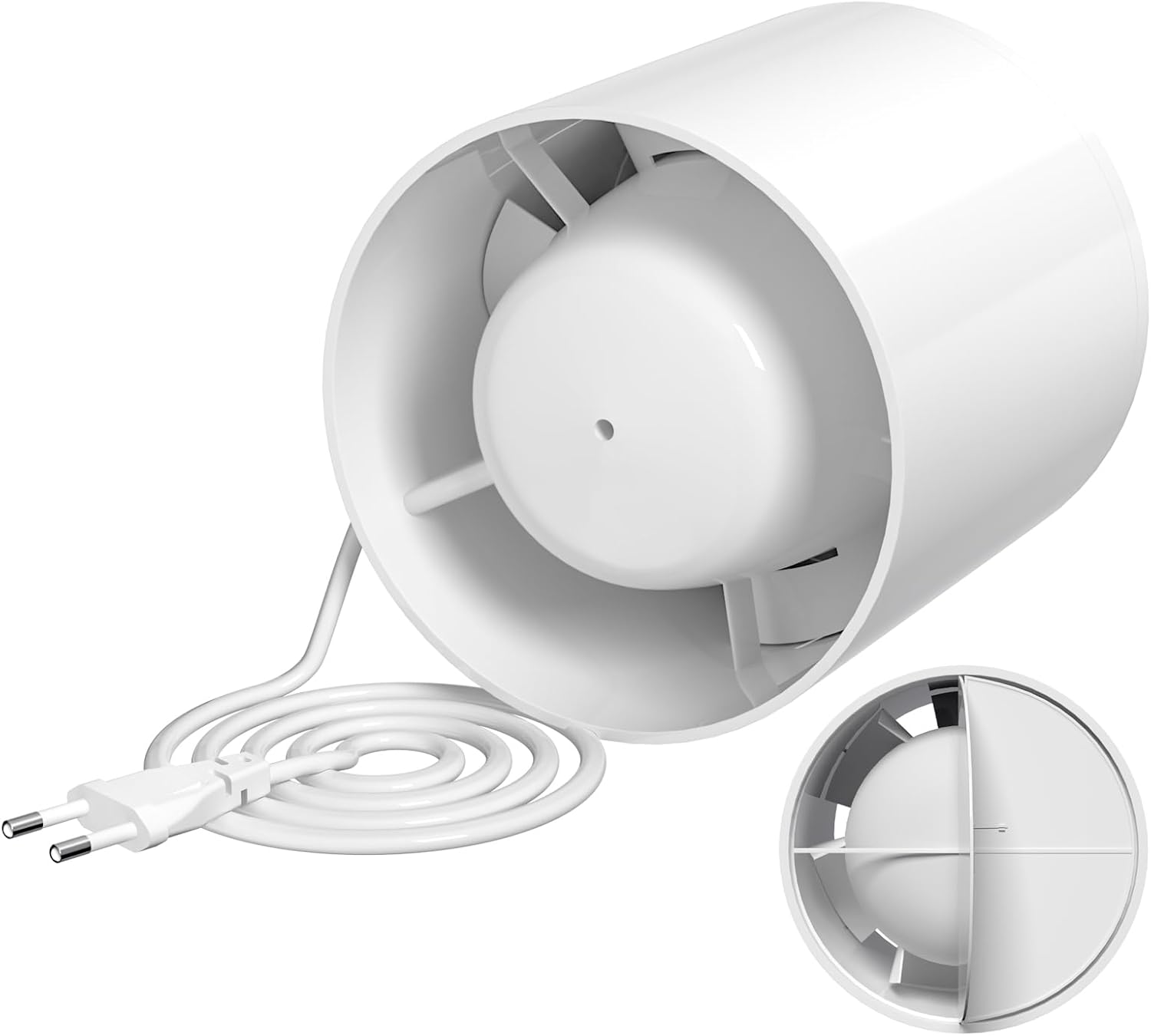 Milduall Ventilateur de gaine 100 mm