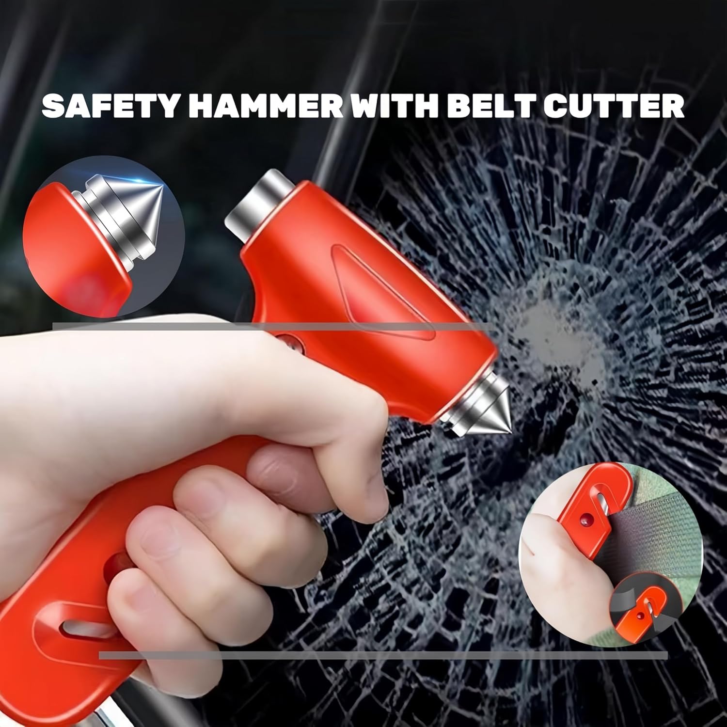 Detalle de Auto Notfall Kit 4‑in‑1 mit Warndreieck