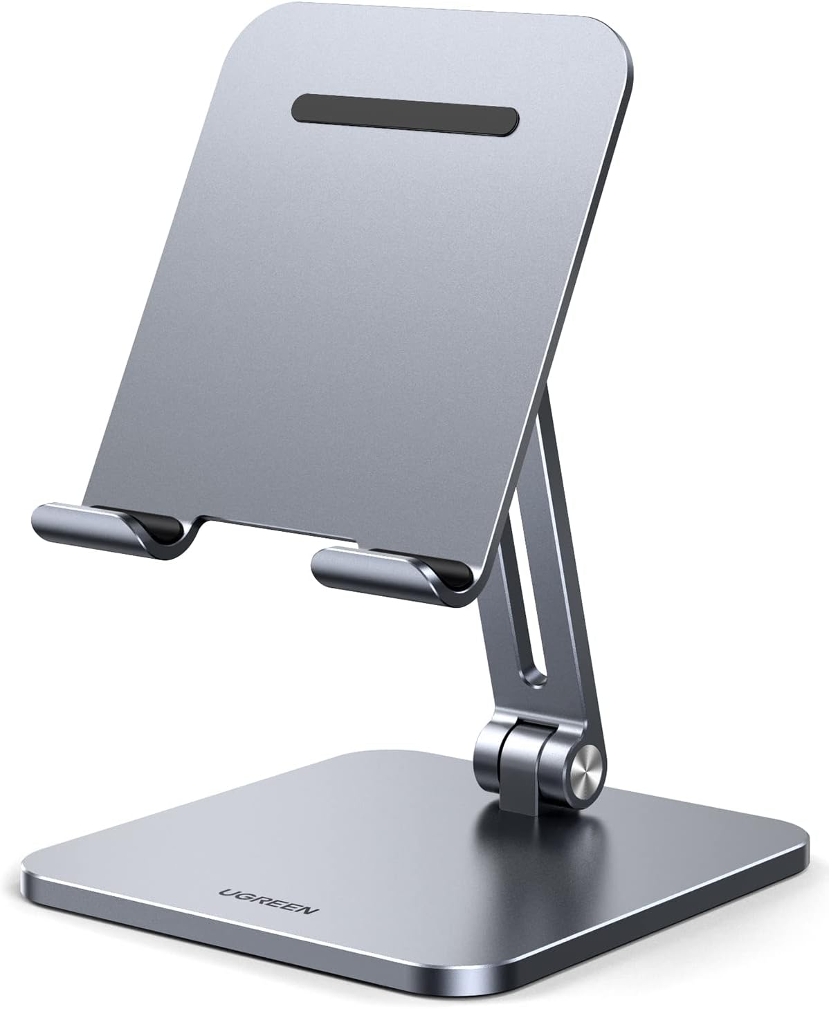 Detalle de UGREEN Supporto Tablet Pieghevole da Tavolo in Alluminio (compatibile fino a 12,9")