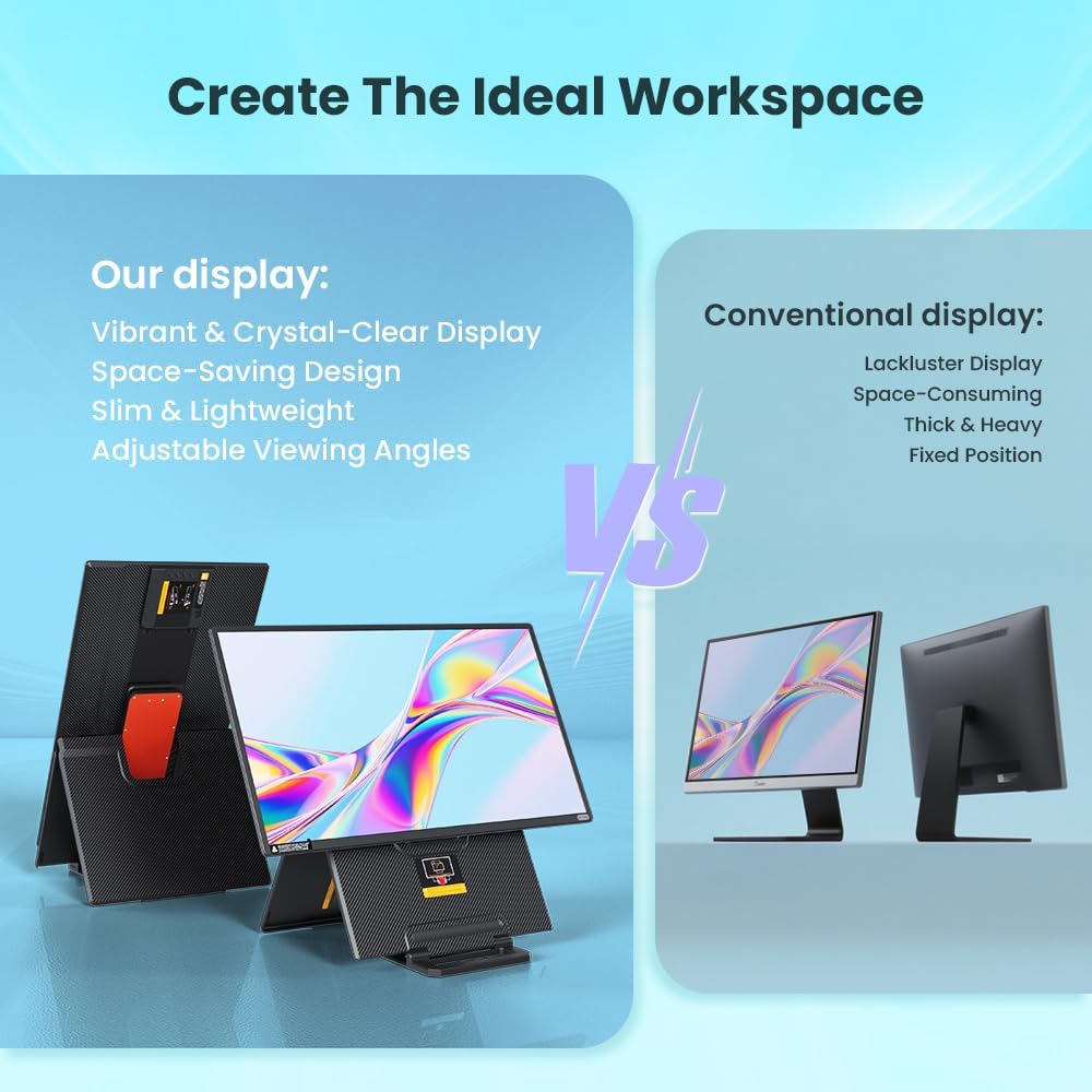 Detalle 2 de Hyangin 2025 24 Inch Portable Monitor