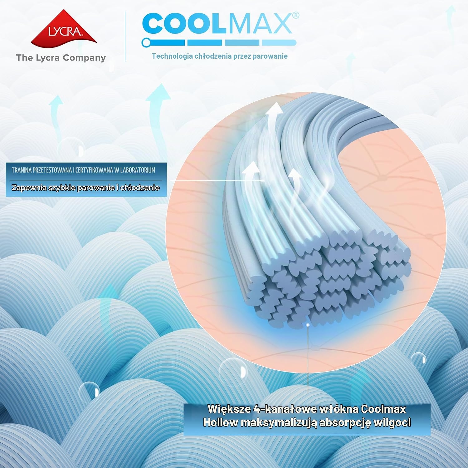 Thumbnail 1 de Comfort Spaces King – chłodzący zestaw prześcieradeł CoolMax, szary, do materaca do 40 cm