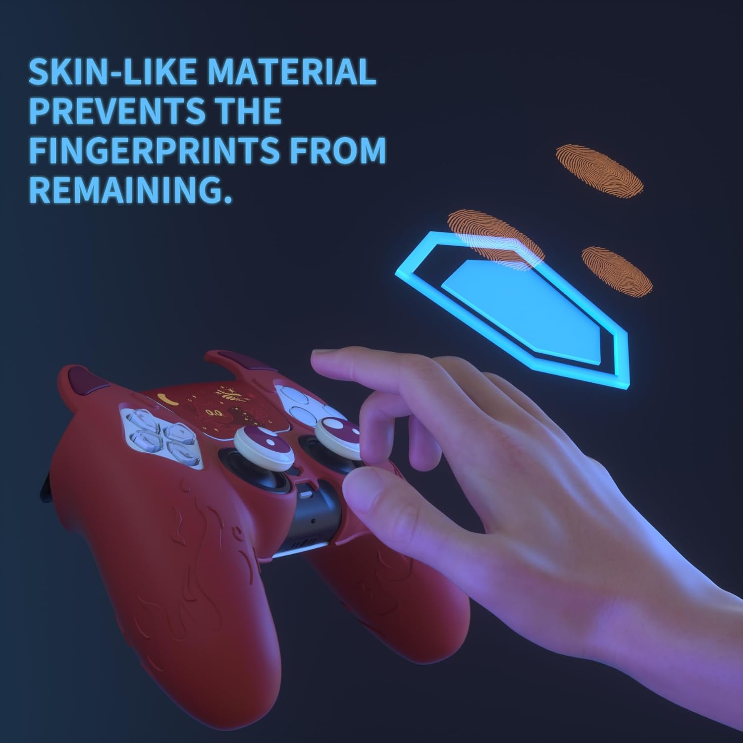 Thumbnail 2 de playvital PS5 demon controller silicone case