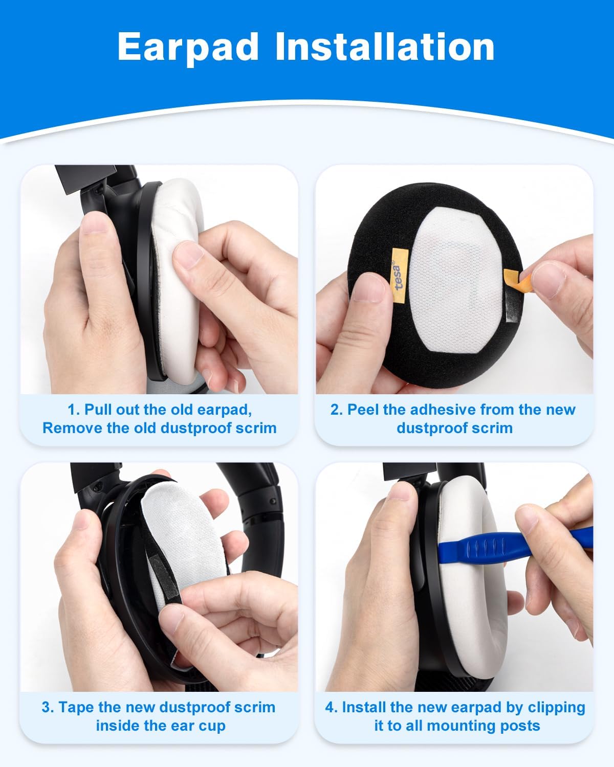 Thumbnail 5 de Link Dream coussinets pour Bose QuietComfort 45 oreillettes 1 paire