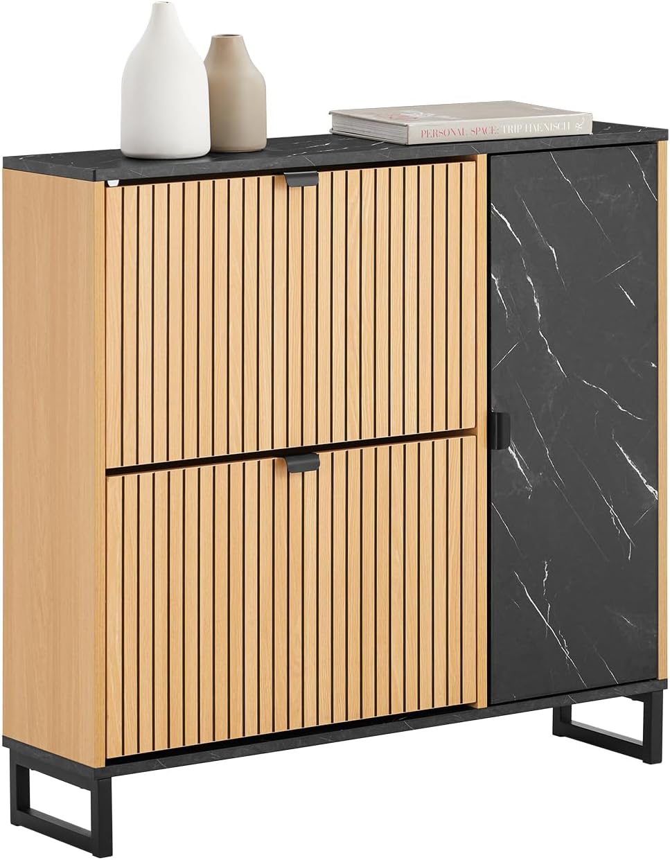 Detalle de SoBuy Meuble Chaussures Étroit pour Entrée FSR203-N