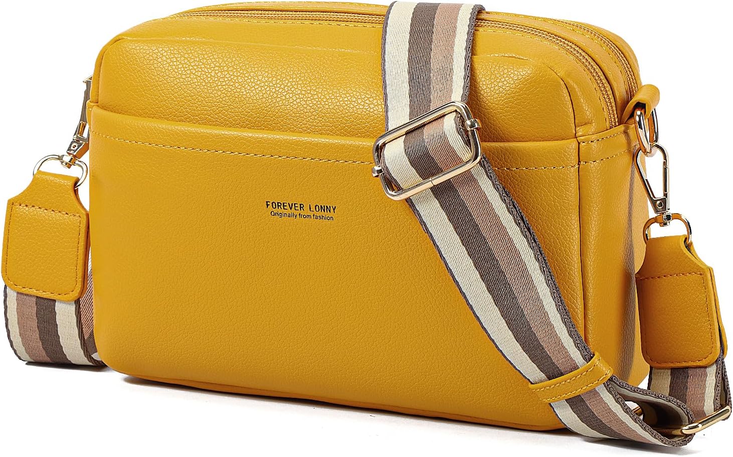 Detalle de AIFILLE petit sac bandoulière femme pour téléphone, pochette en cuir synthétique et bandoulière réglable