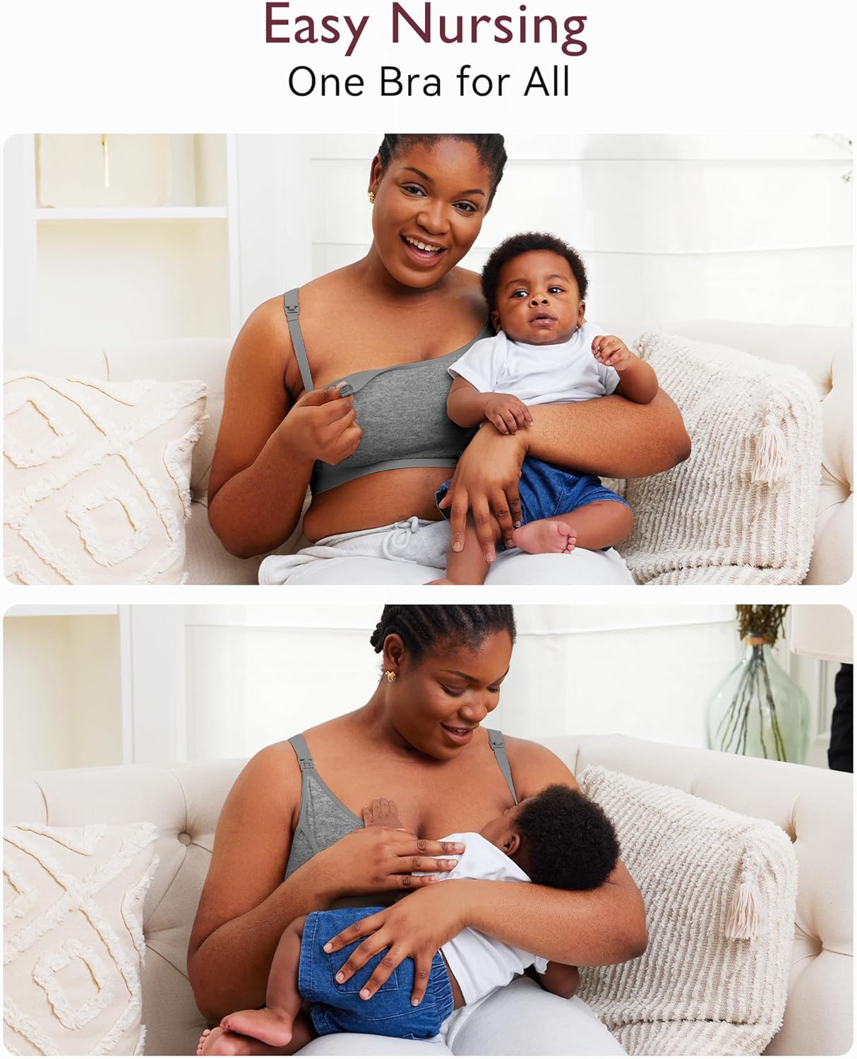 Thumbnail 2 de momcozy Hands Free Pumping Bra (Adjustable, Nursing & Pumping in One)