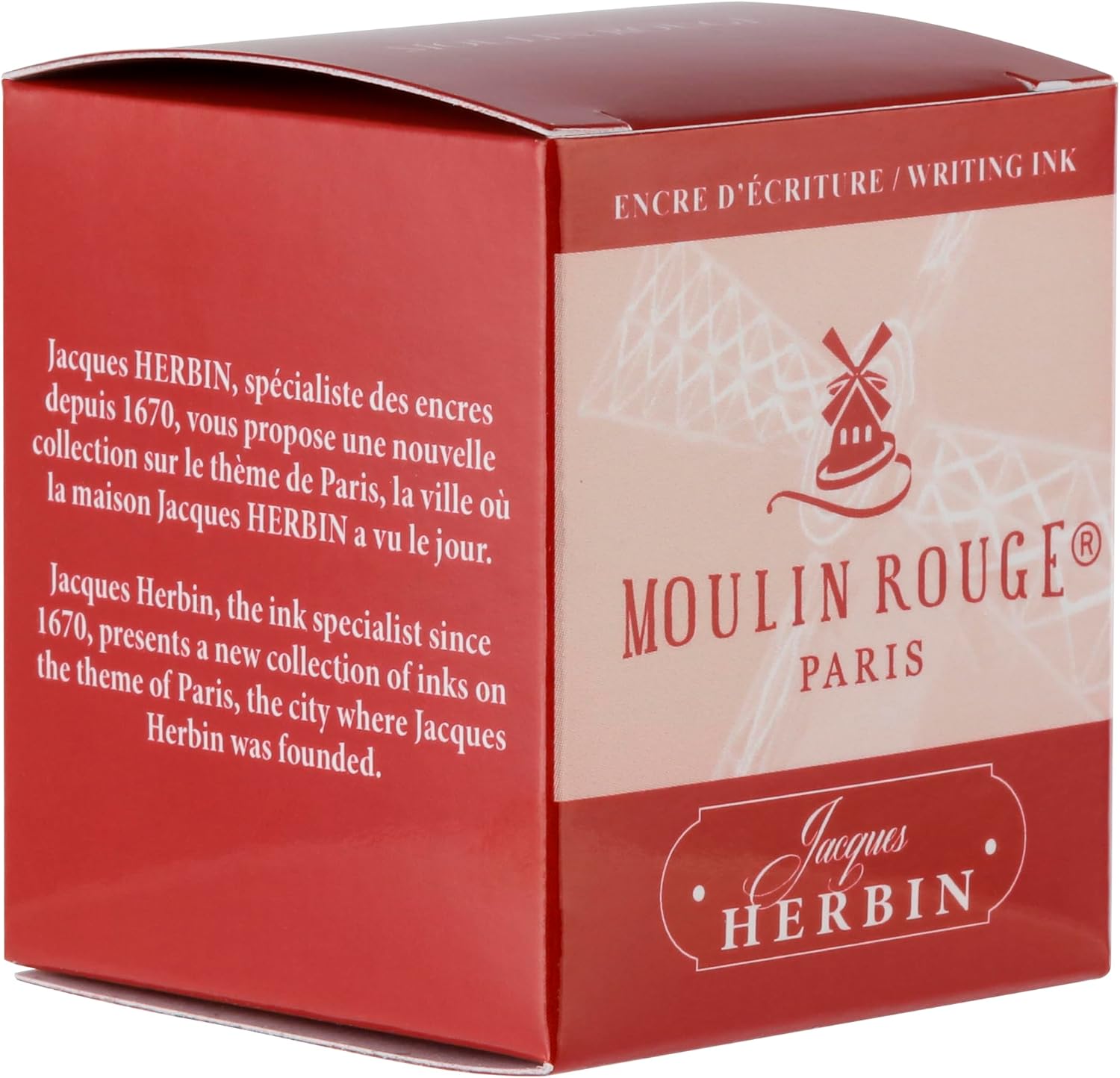 Detalle de エルバン Paris カラーズ hb13827 ムーラン・ルージュ 30ml 万年筆・ガラスペン用インク