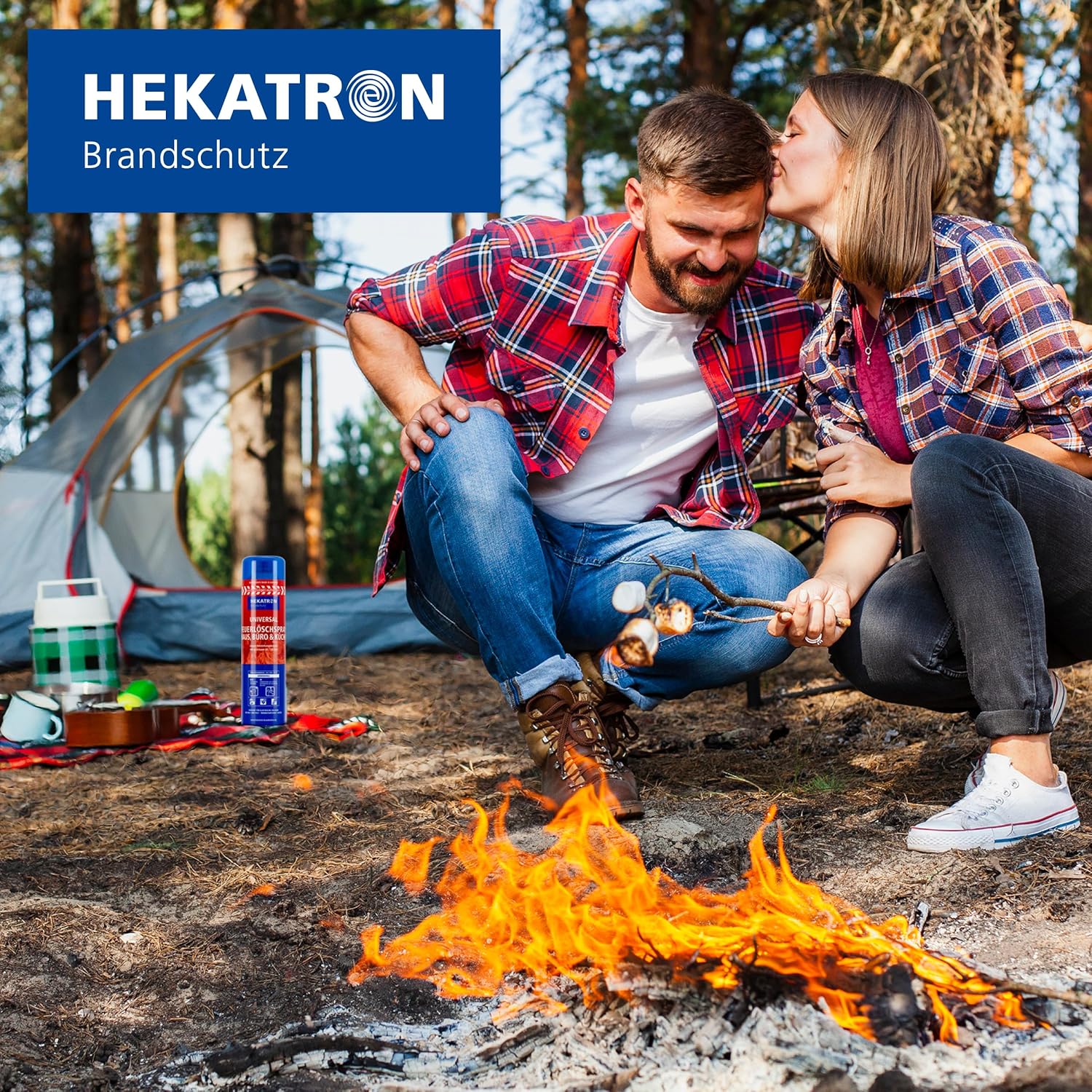 Thumbnail 6 de Hekatron Feuerlöschspray 600 ml – Hochwirksames Schaumlöschmittel mit Micro-Fog-Technologie