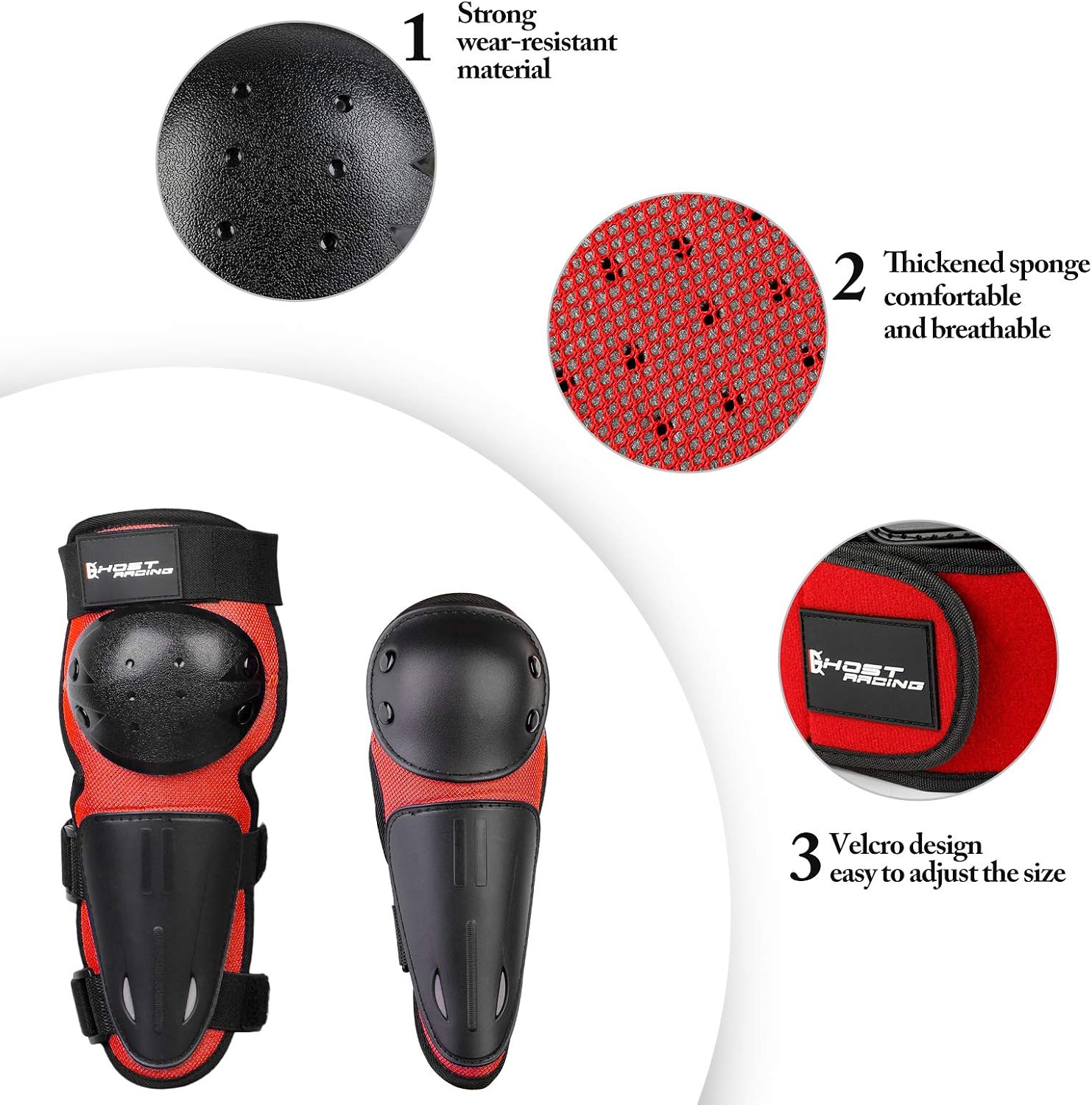 Detalle de Youth Dirt Bike Armor Set by JUSTDOLIFE — 5-Piece Kids Motorcycle Protective Gear