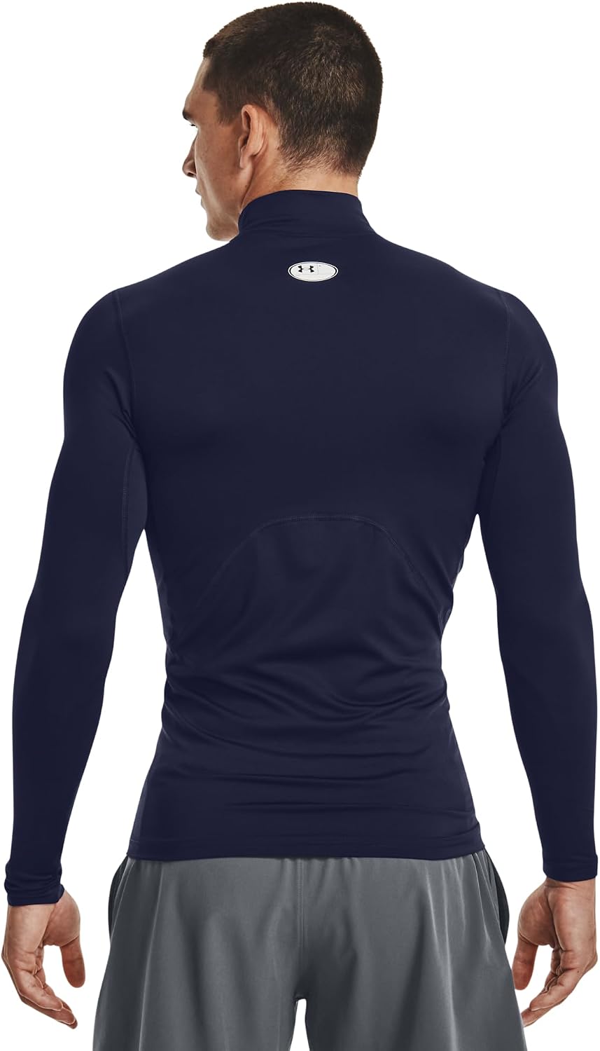 Thumbnail 3 de Under Armour Men’s UA CG Armour Comp Mock thermal long sleeve base layer top (mock neck)