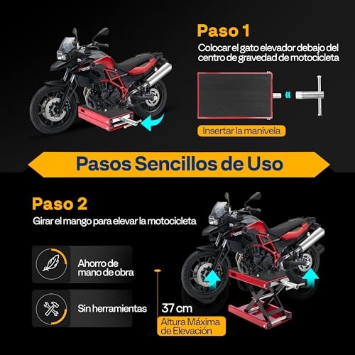 Thumbnail 4 de VIVOHOME Sollevatore moto altezza regolabile 500 kg 🛠