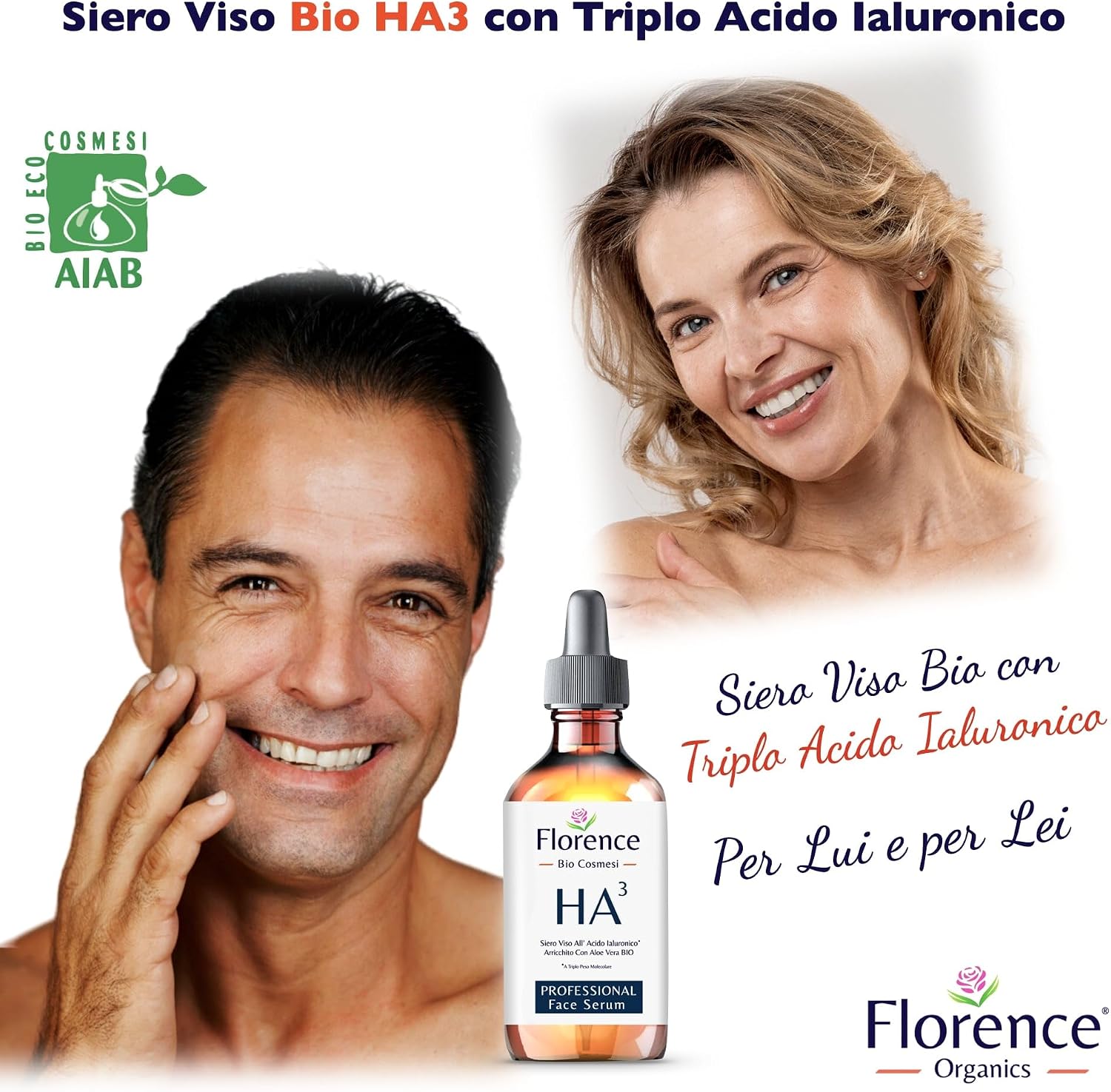 Thumbnail 4 de Bio Siero 60 ml con acido ialuronico 3 pesi, vitamina C e anti-età serale