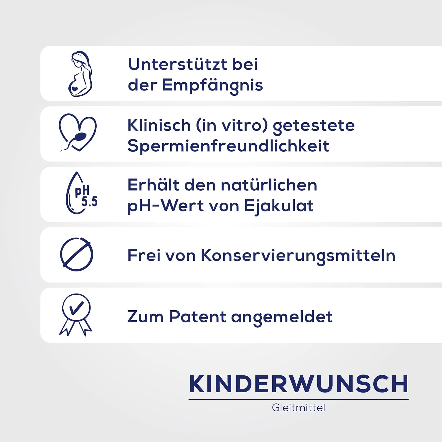 Detalle 2 de Kinderwunsch Gleitmittel Ritex 8 x 4 ml